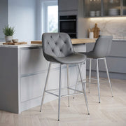 Kunstleder Barhocker - Sprint Grau