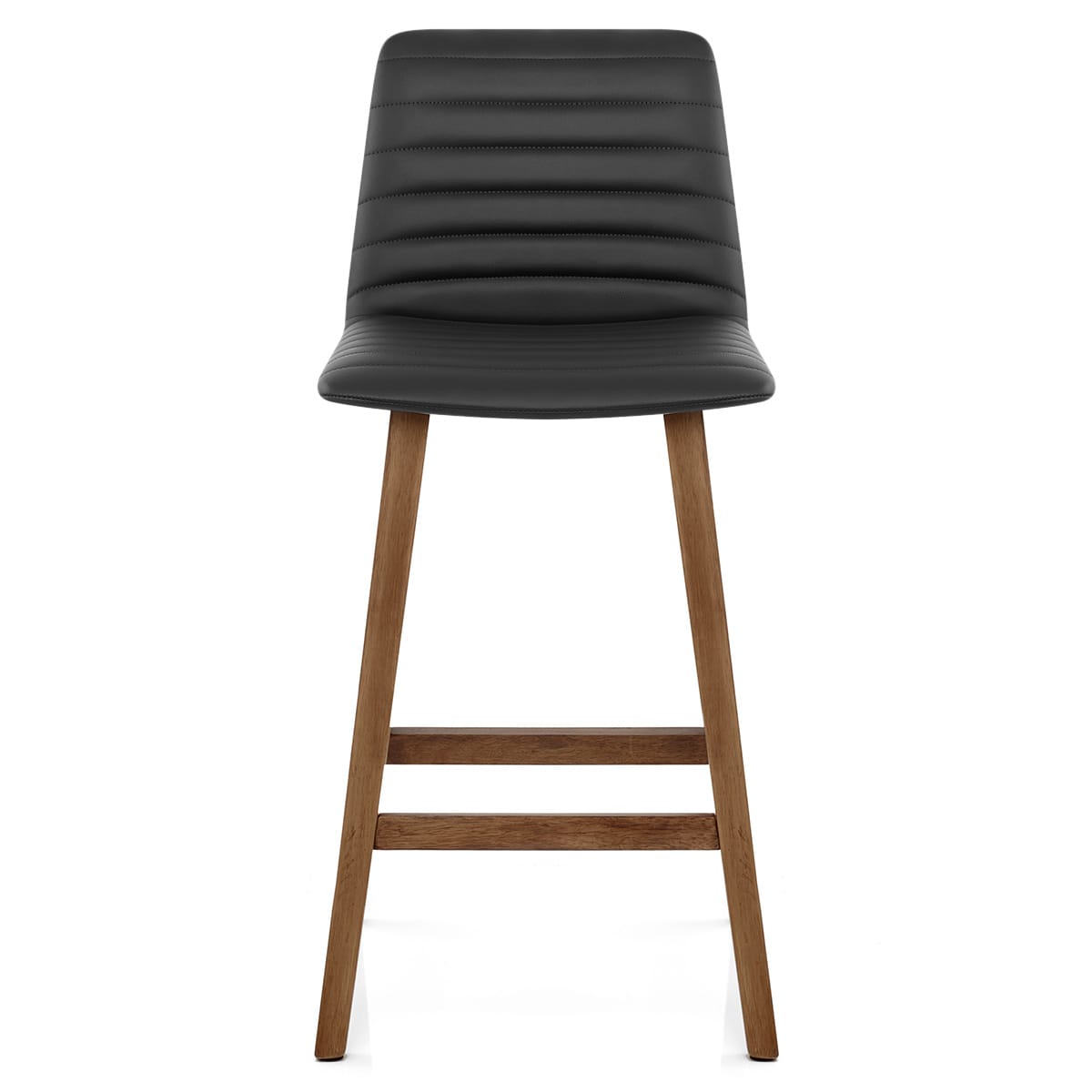 Sgabello Ecopelle Legno - Spritz Nero