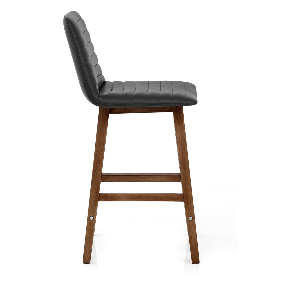 Sgabello Ecopelle Legno - Spritz Nero