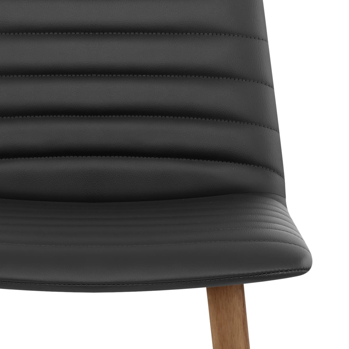 Sgabello Ecopelle Legno - Spritz Nero