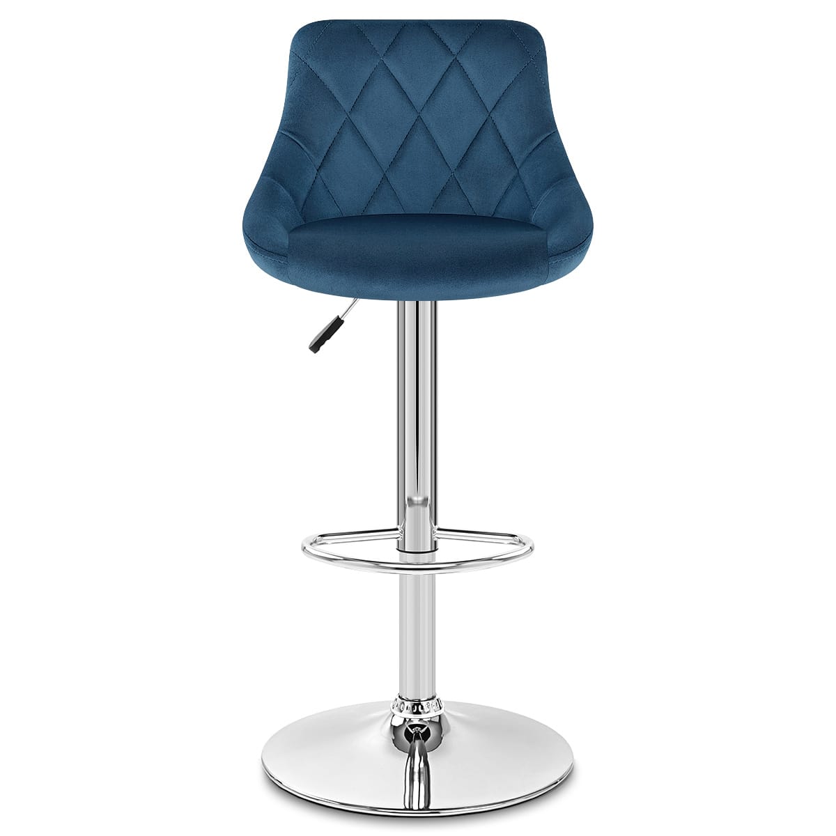 Samtbarhocker - Stitch Blau