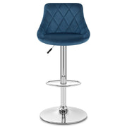 Samtbarhocker - Stitch Blau