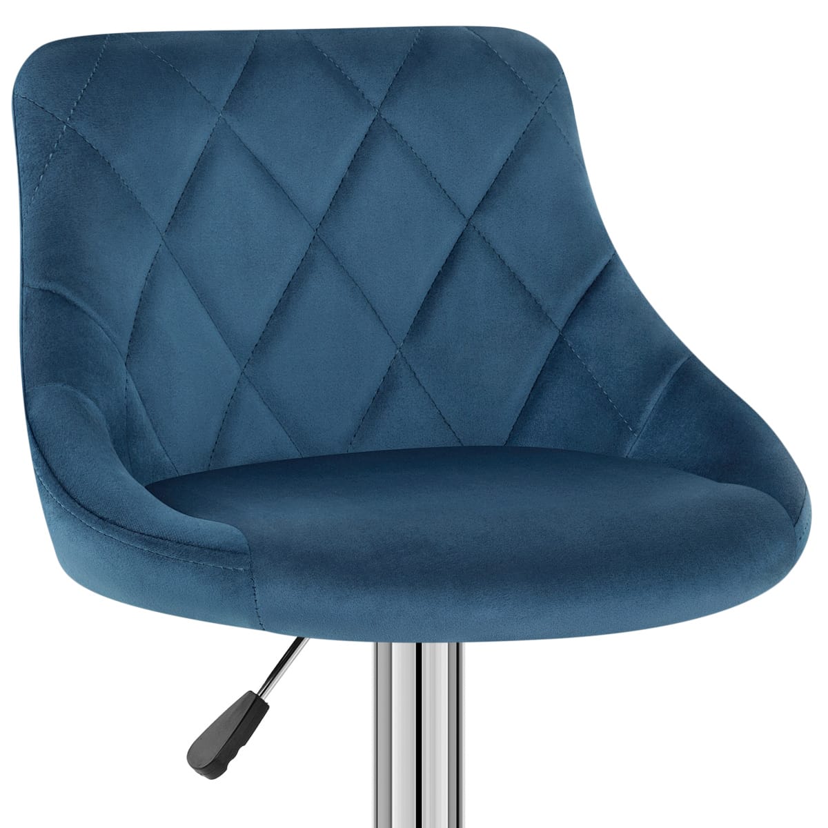 Samtbarhocker - Stitch Blau