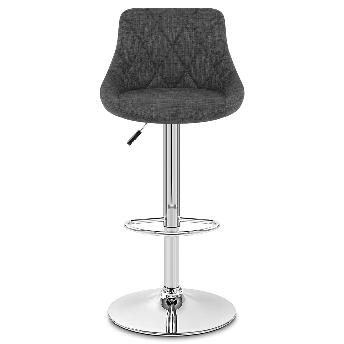 Barhocker Stoff - Stitch Dunkelgrau