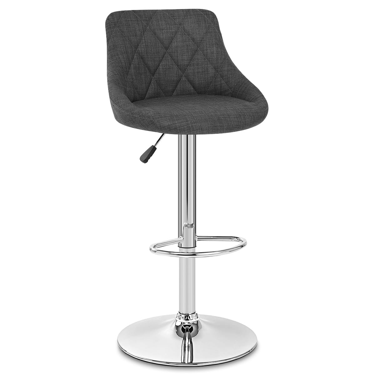 Barhocker Stoff - Stitch Dunkelgrau