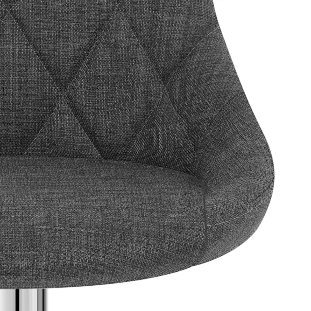 Barhocker Stoff - Stitch Dunkelgrau
