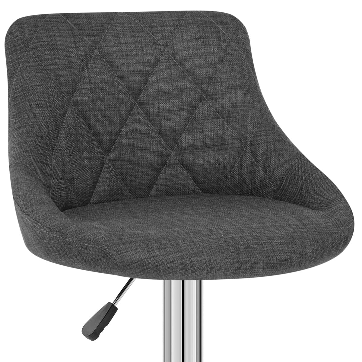 Barhocker Stoff - Stitch Dunkelgrau
