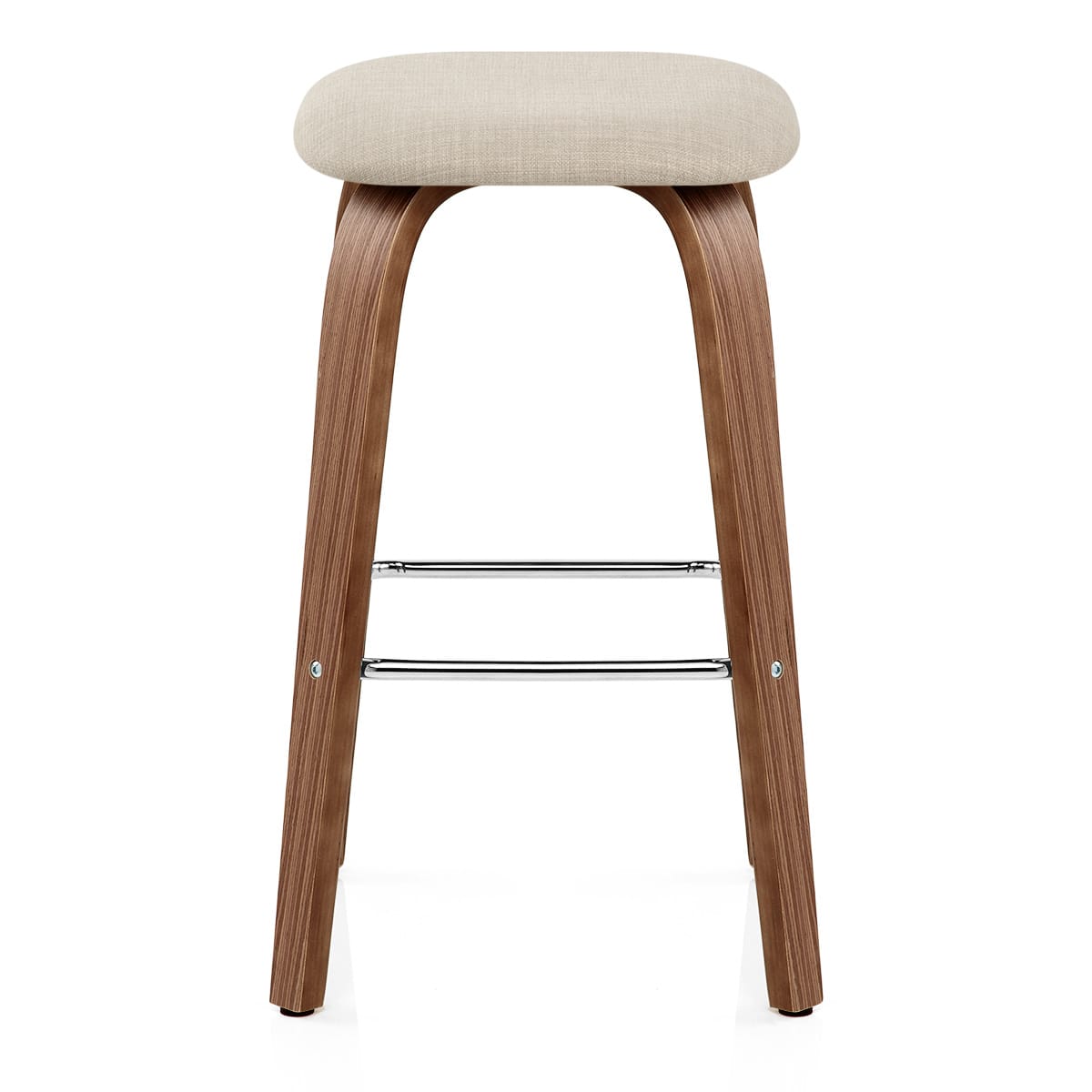 Stoff Holzbarhocker - Stockholm Beige