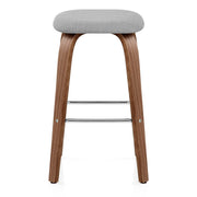 Stoff Holzbarhocker - Stockholm Grau