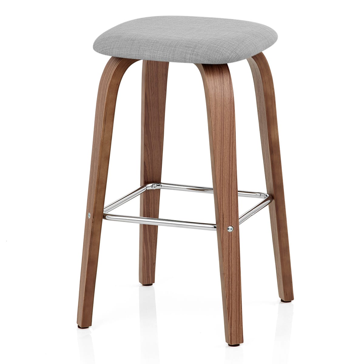 Stoff Holzbarhocker - Stockholm Grau