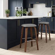 Stoff Holzbarhocker - Stockholm Grau