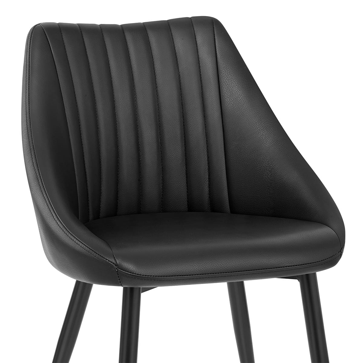 Sedia Vera Pelle - Strata Nero