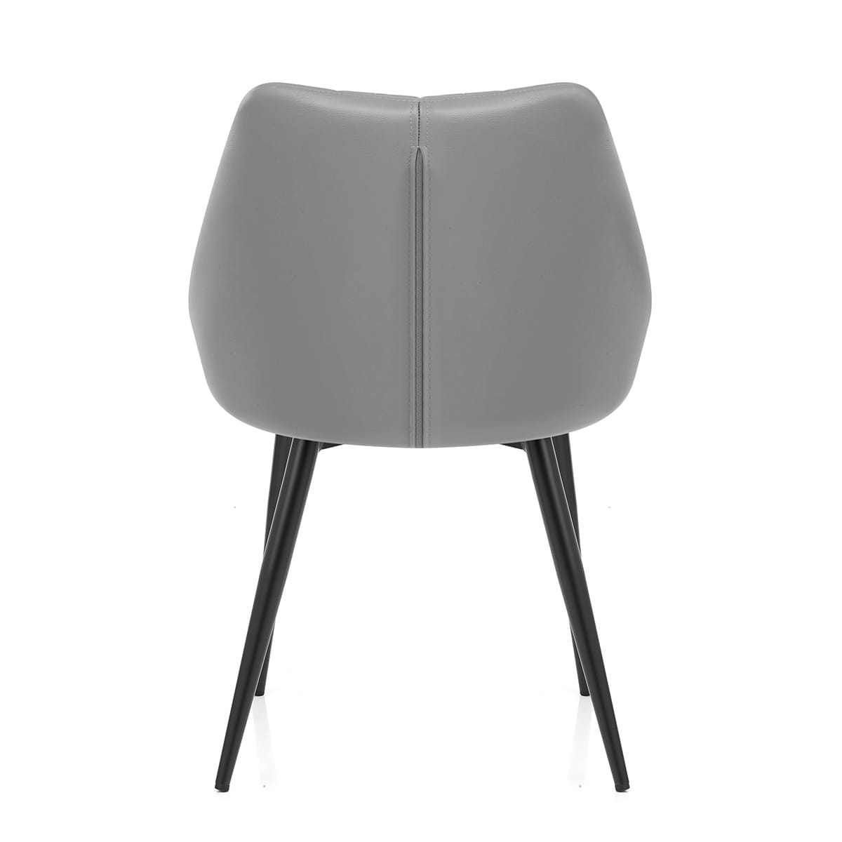 Sedia Vera Pelle - Strata Grigio