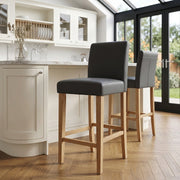 Barhocker Eiche - Tetbury Schwarz