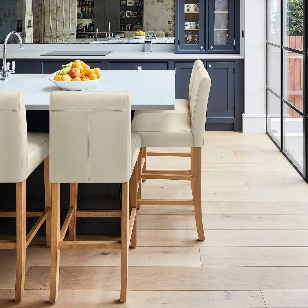 Barhocker Eiche - Tetbury Beige