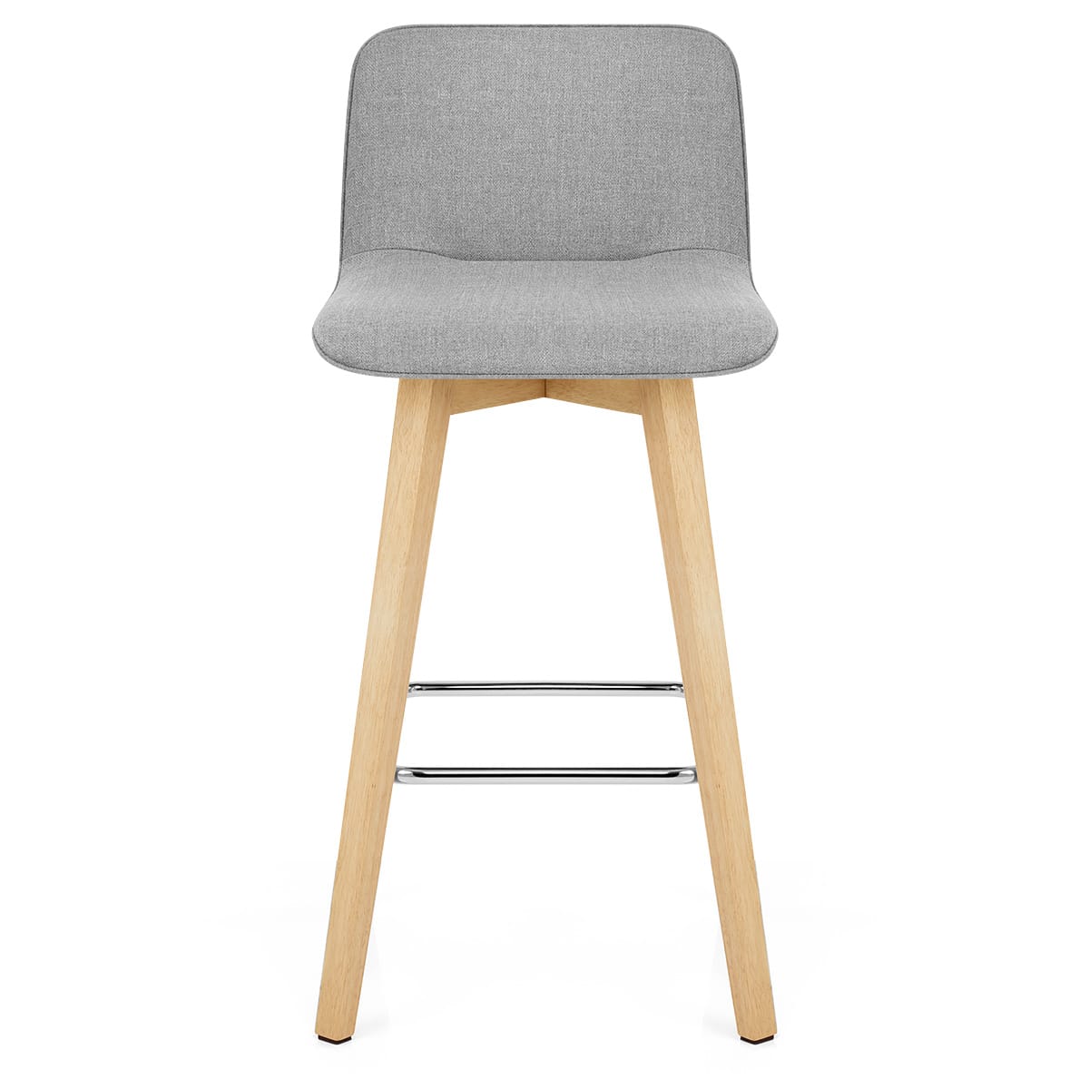 Stoff Holzbarhocker - Tide Grau