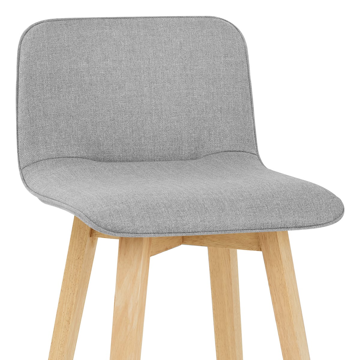Stoff Holzbarhocker - Tide Grau