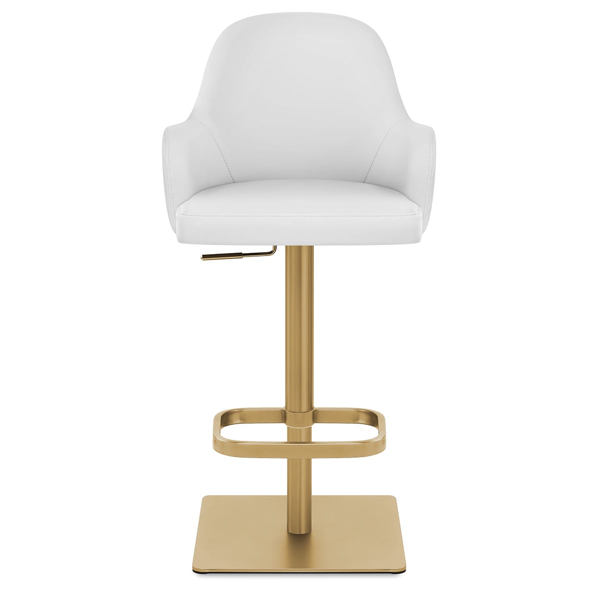 Gold Barhocker - Toni Weiß