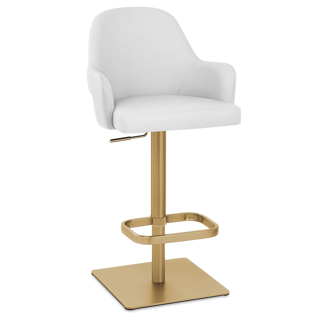 Gold Barhocker - Toni Weiß