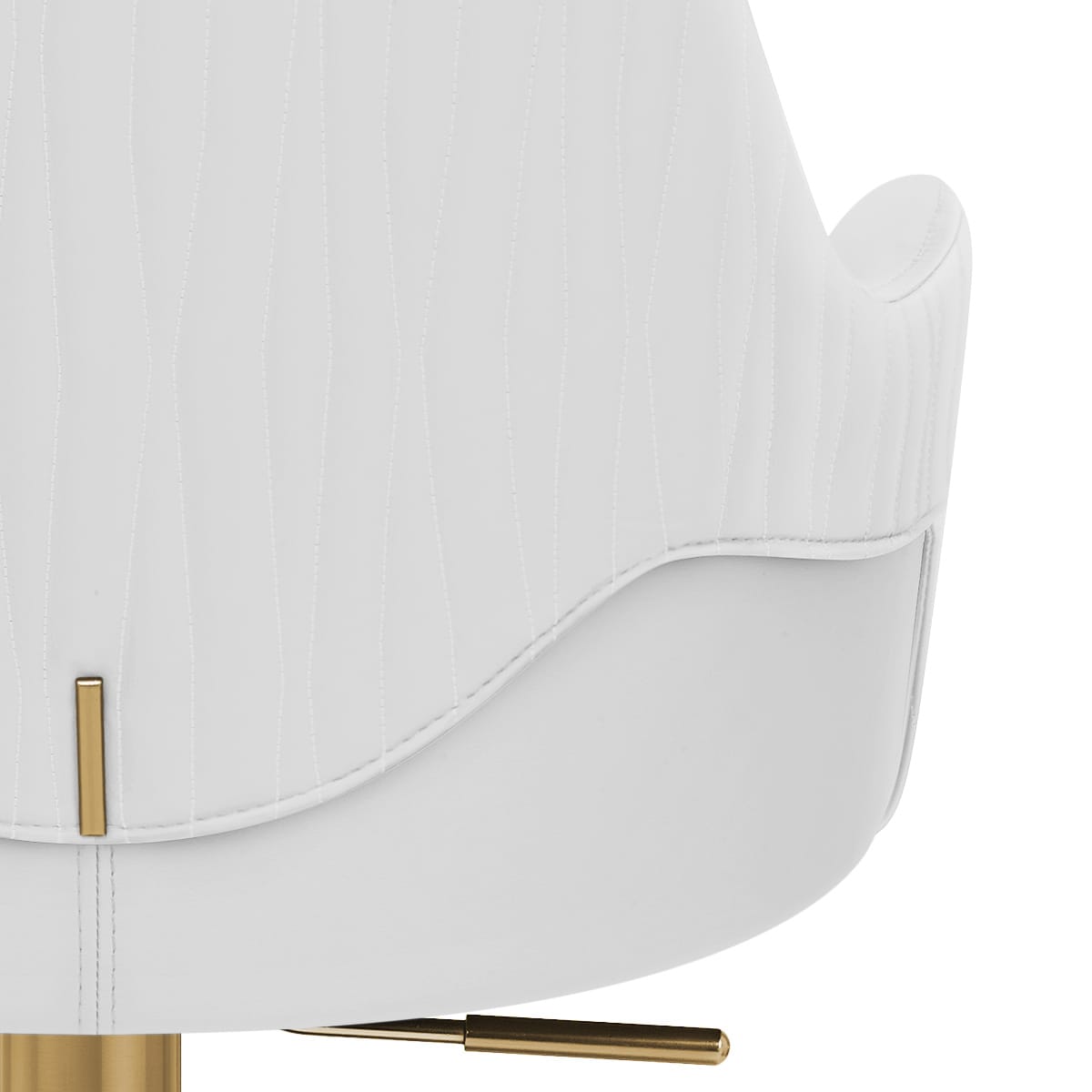 Gold Barhocker - Toni Weiß