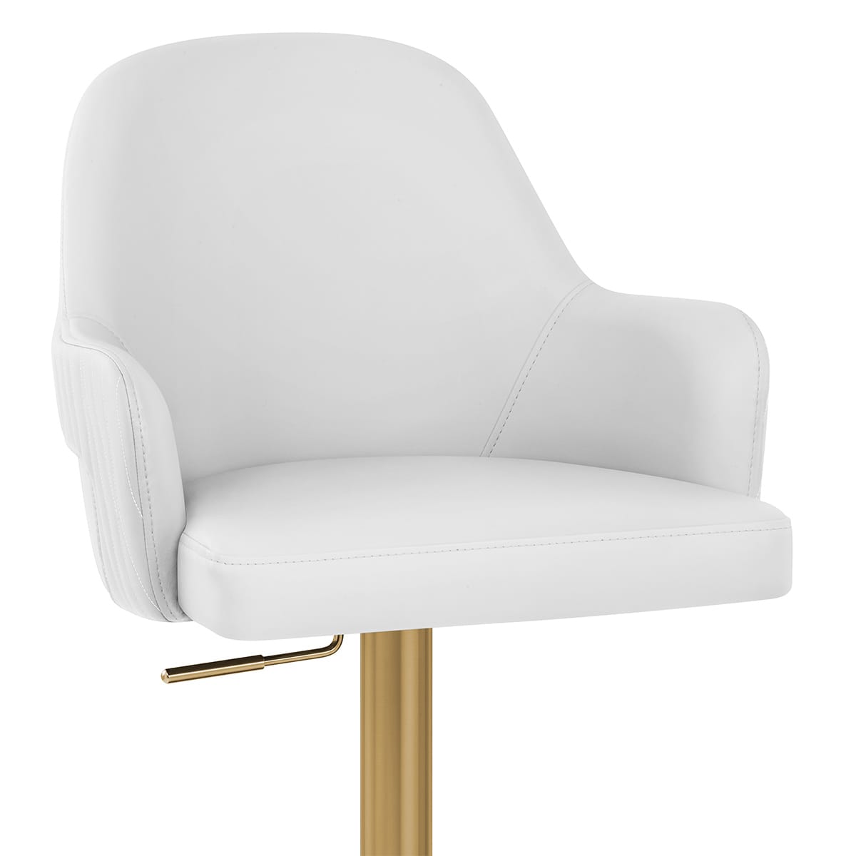 Gold Barhocker - Toni Weiß