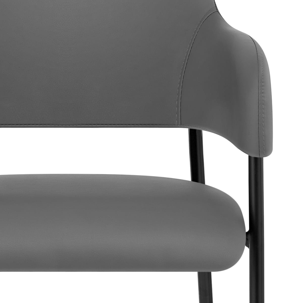 Sgabello Ecopelle - Trent Grigio
