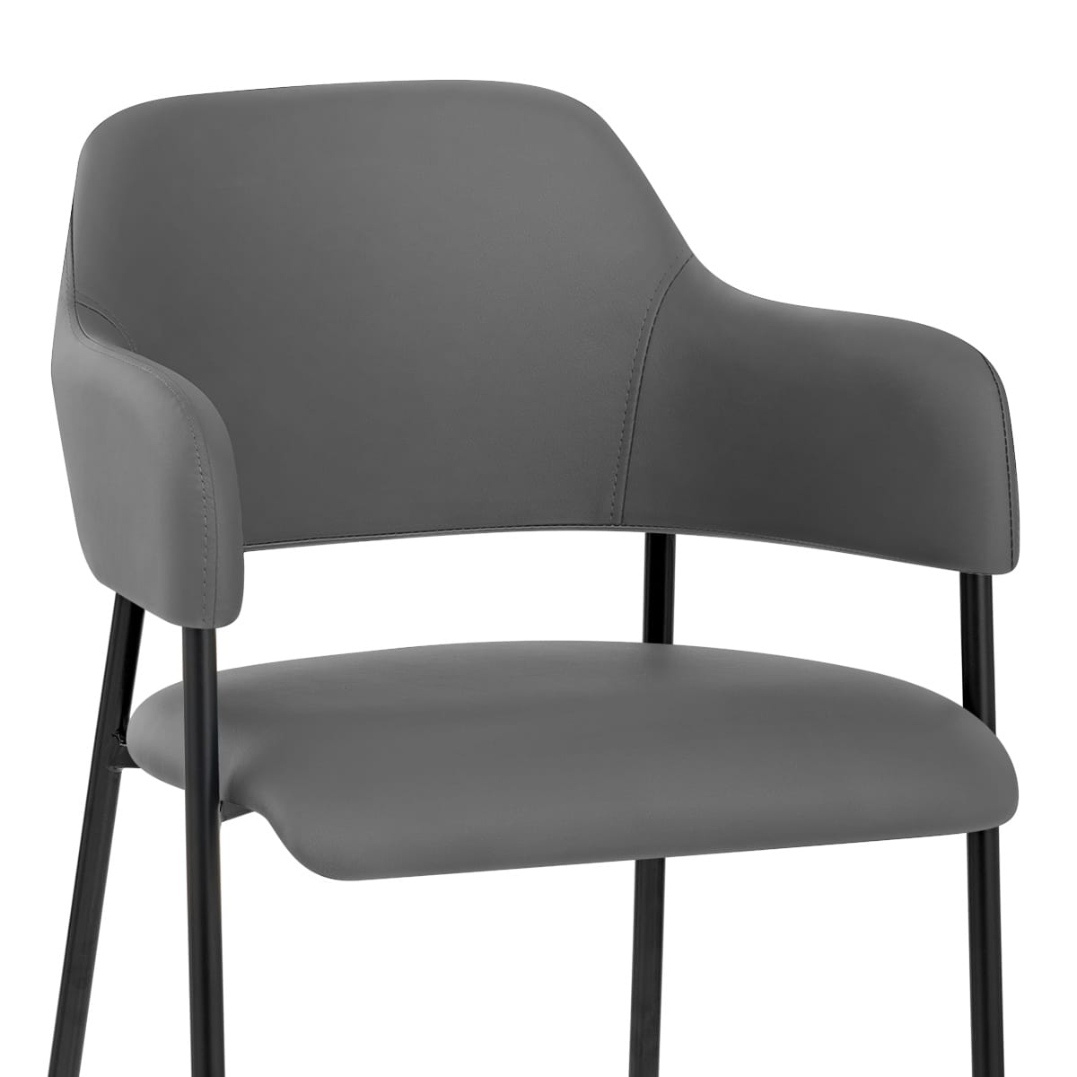Sgabello Ecopelle - Trent Grigio