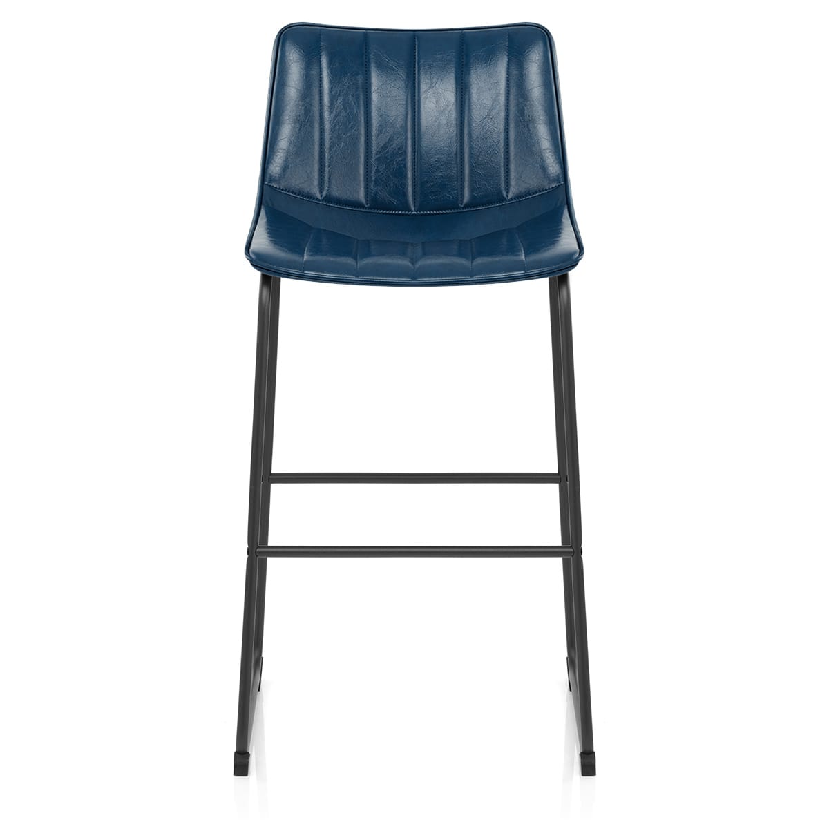 Kunstleder Barhocker - Tucker Blau