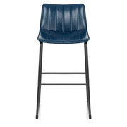 Kunstleder Barhocker - Tucker Blau