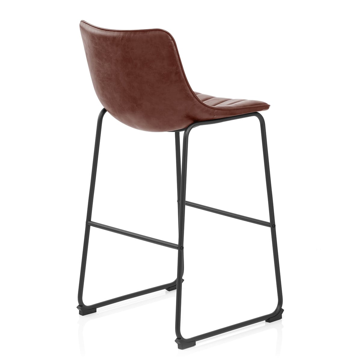 Kunstleder Barhocker - Tucker Braun