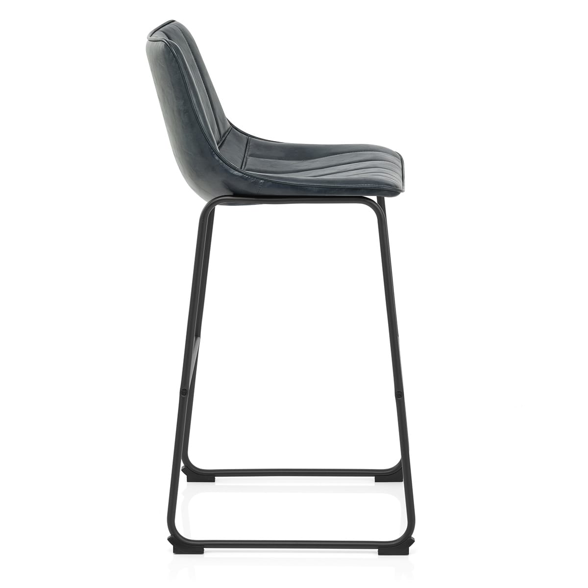 Kunstleder Barhocker - Tucker Dunkelblau
