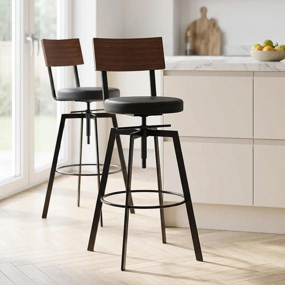 Barhocker Industriell - Urban Schwarz