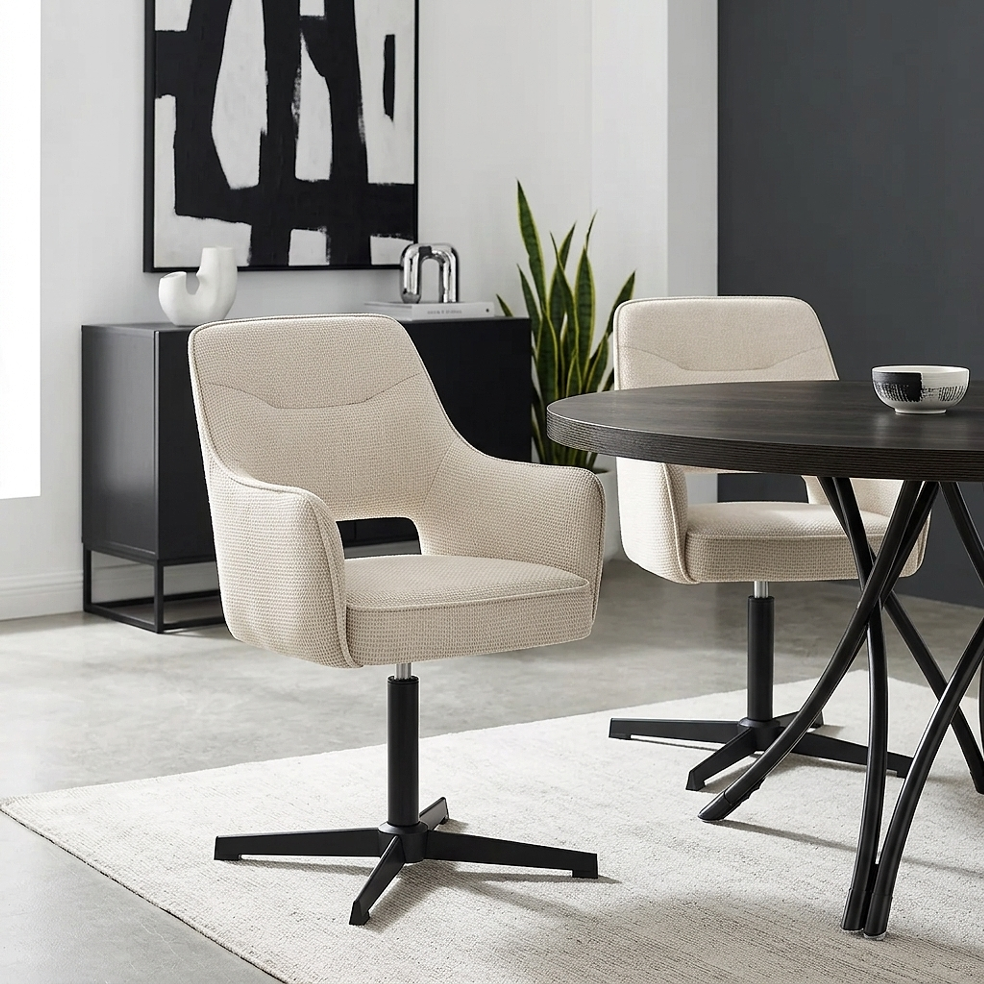 Esszimmerstuhl Stoff - Veneto Beige