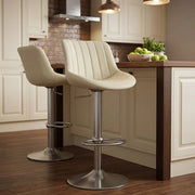 Barhocker Echtleder - Versailles Beige