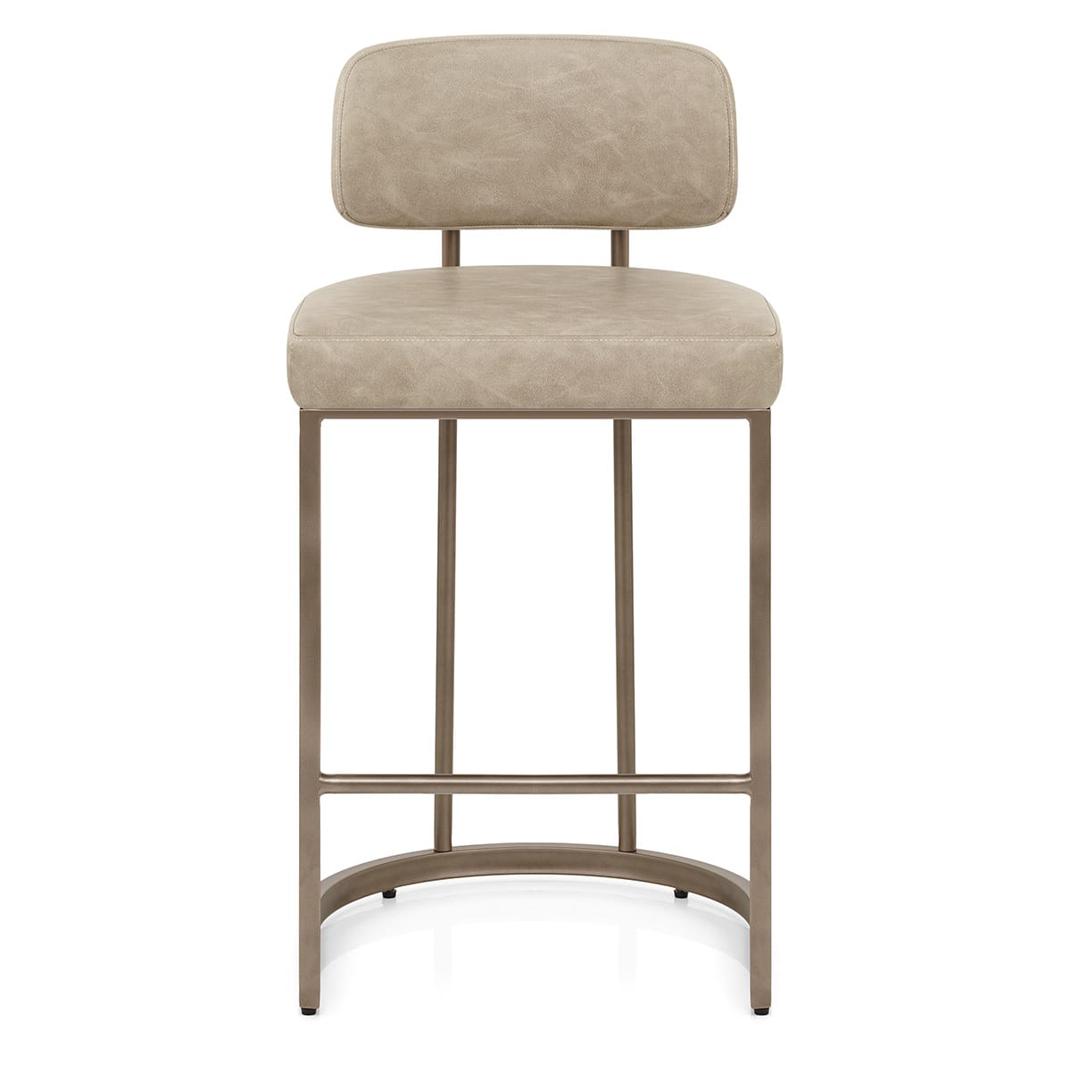 Sgabello Ecopelle - Verve Crema