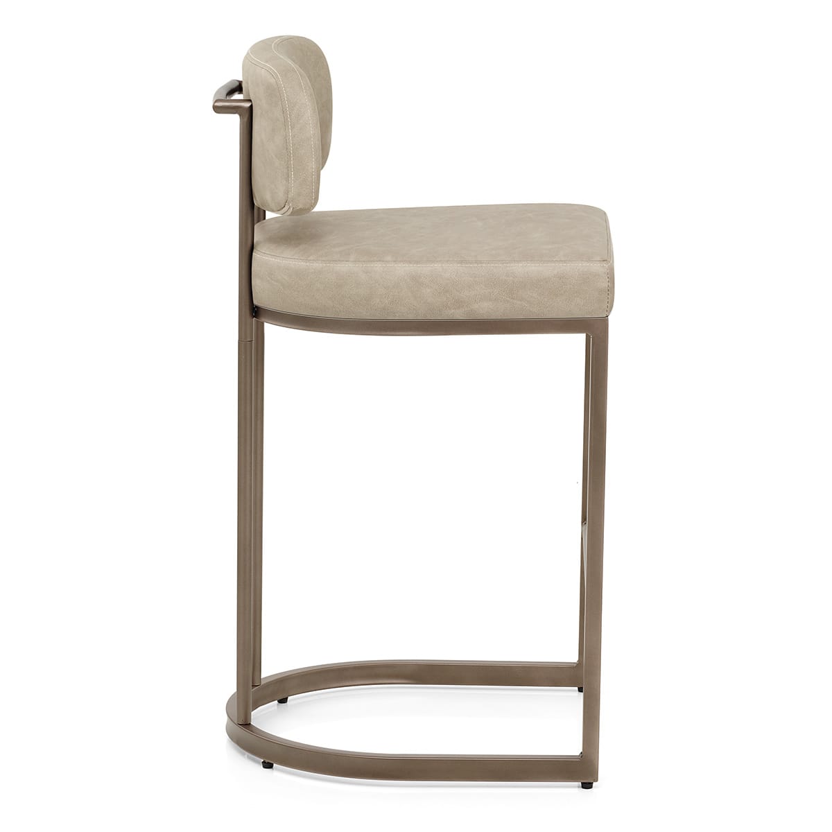 Sgabello Ecopelle - Verve Crema