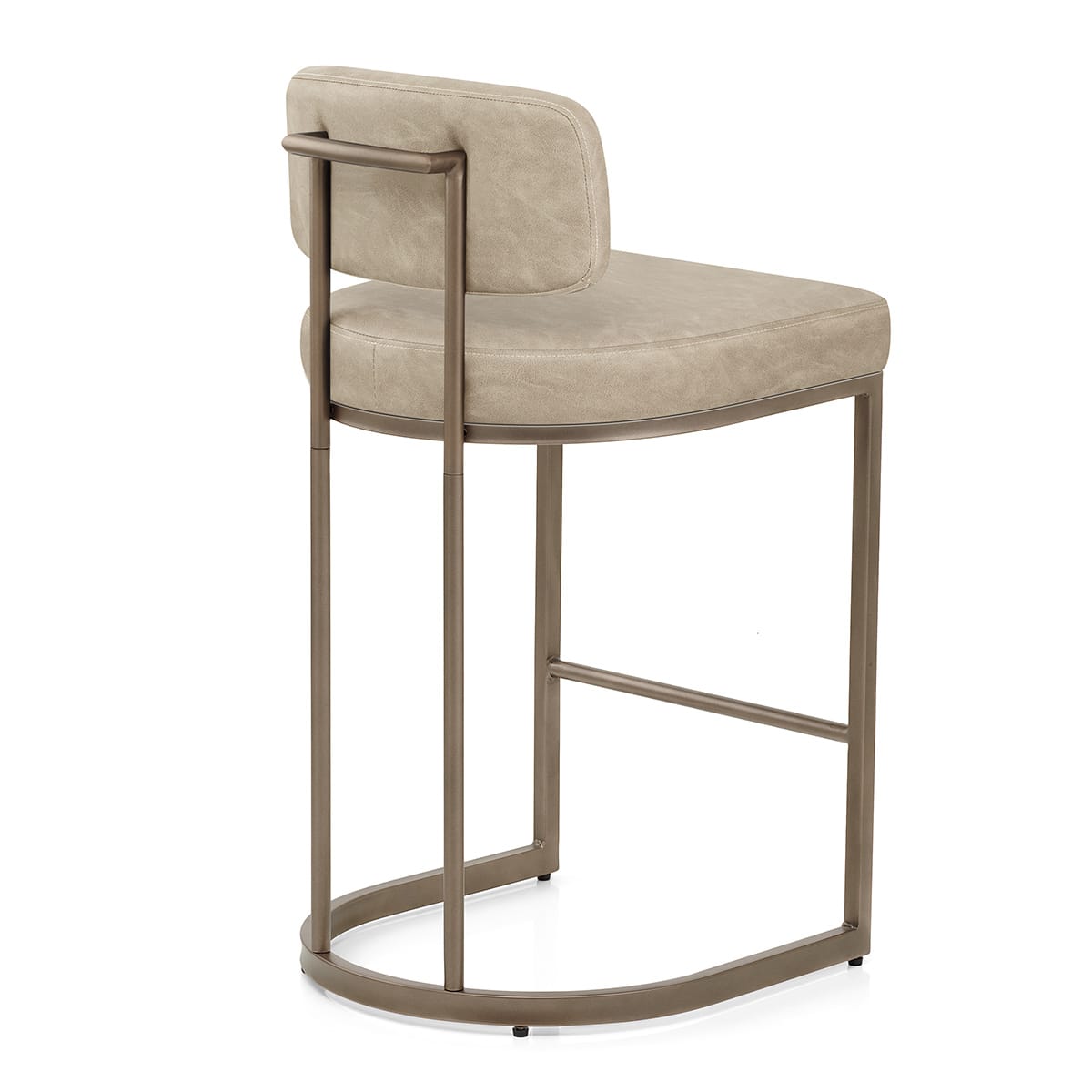 Sgabello Ecopelle - Verve Crema