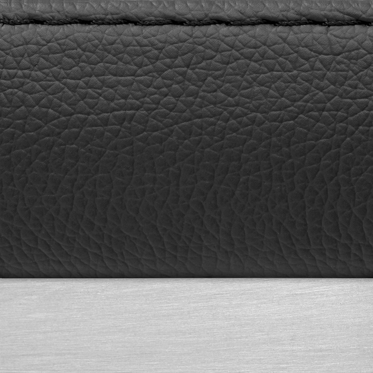 Sgabello Ecopelle Satinato - Vision Nero