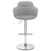 Samt Barhocker - Vista Grau