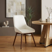 Echtleder Esszimmerstuhl - Vito Beige