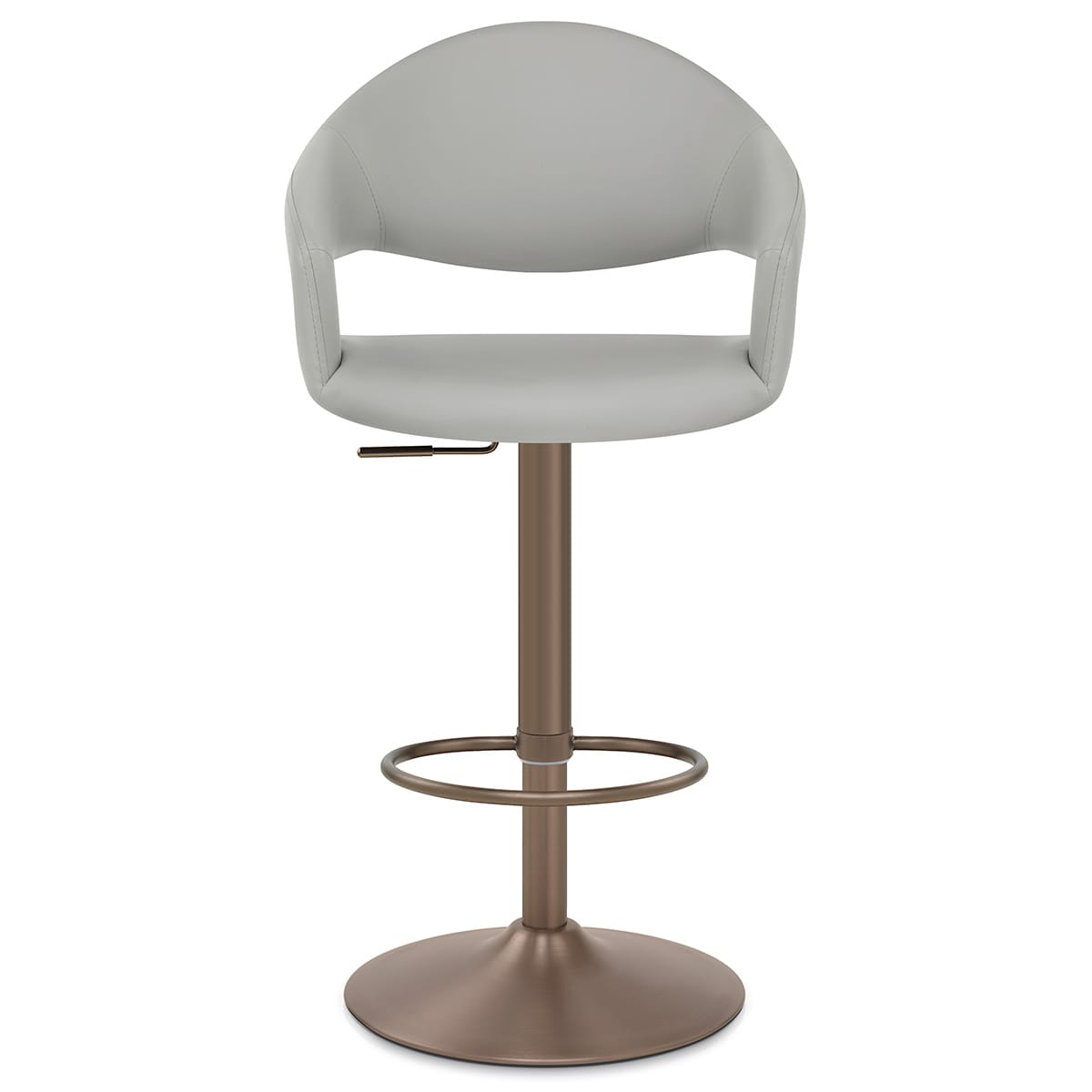 Sgabello Ecopelle - Washington Grigio