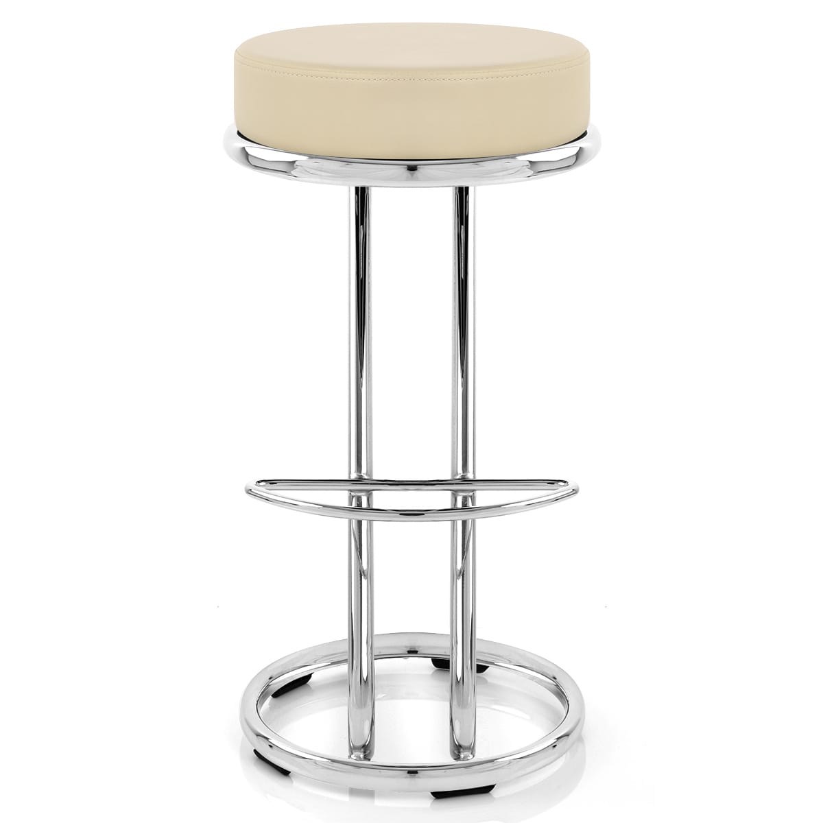 Kunstleder Barhocker Chrom - Zaza Beige