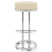 Kunstleder Barhocker Chrom - Zaza Beige